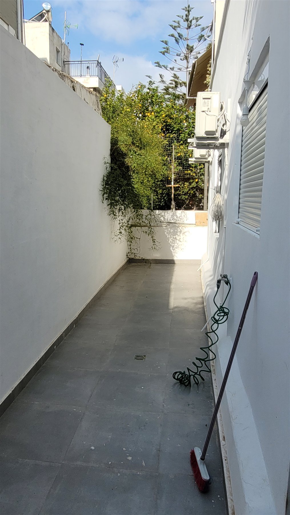 Private backyard