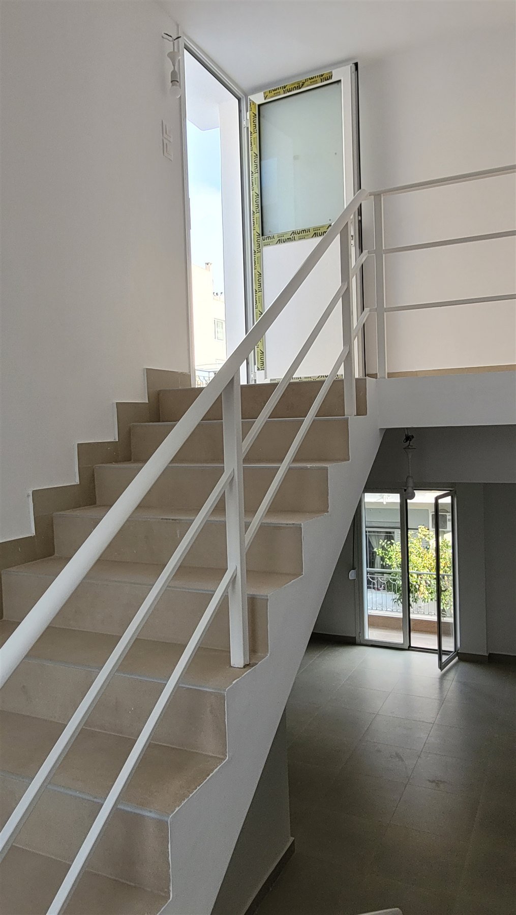 Internal staircase to the roof